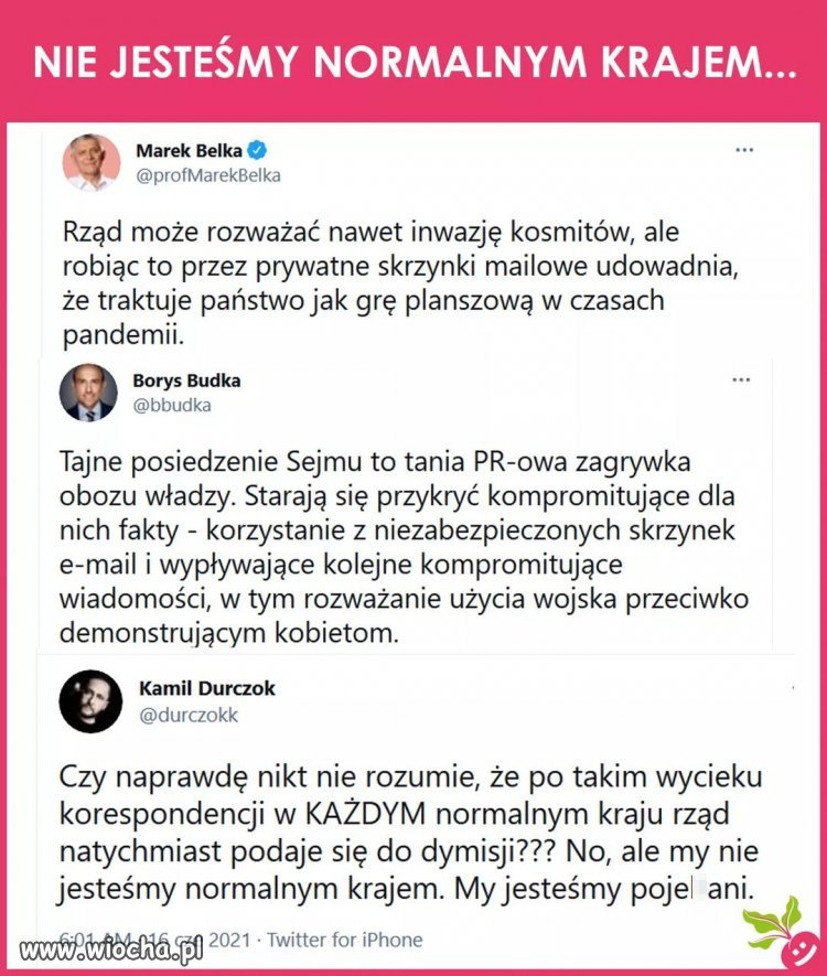 Nie jesteśmy normalnym krajem