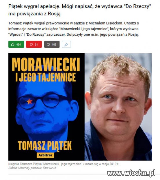 Piątek dowodzi , że media wydawane przez Lisieckiego