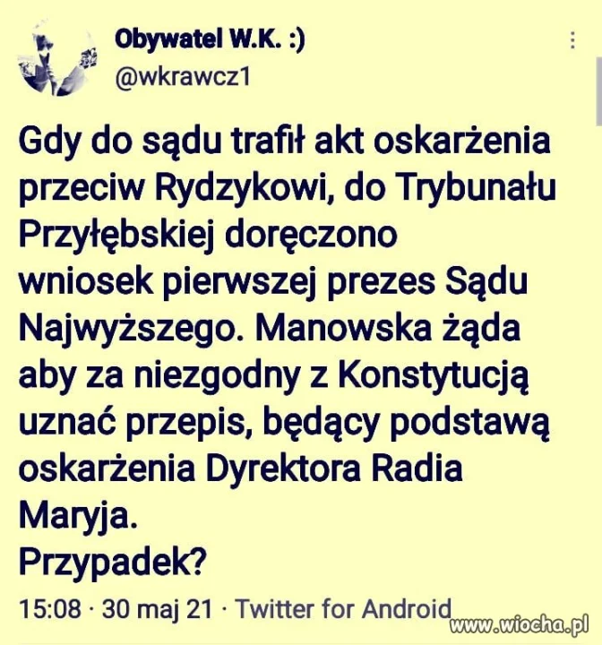 Tadeusza PiS nie rusza ...