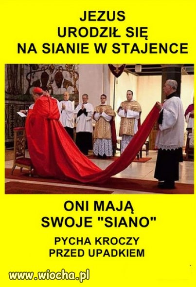 Dziwne ze Rydzykowi i sekcie kosciola zawsze malo.