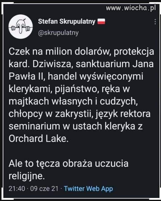Obraza uczuć religijnych