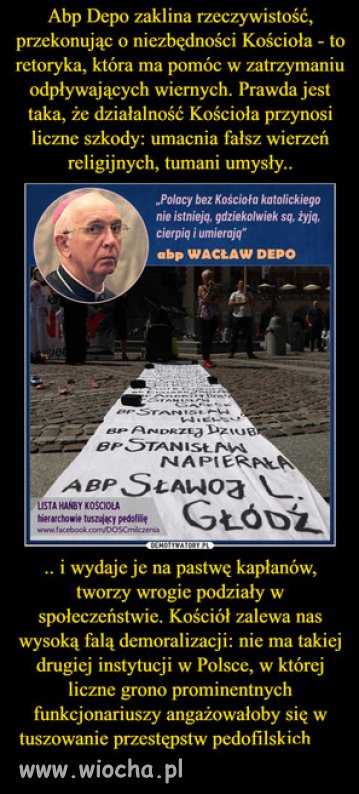 Polscy istnieja bez sekty kosciola...