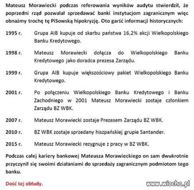 Dość tej obłudy