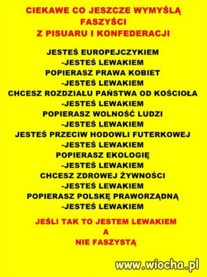 Patrzac na to co wyprawiaja prawacy...