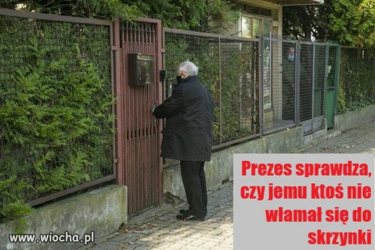 Prezes sprawdza, czy jemu ktoś nie włamał się do skrzynki