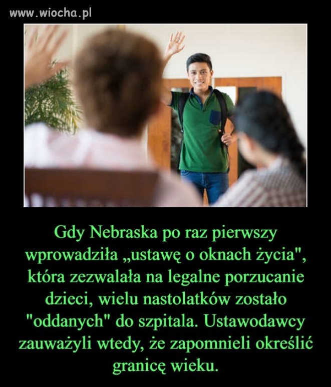 Okna życia w Nebrasce