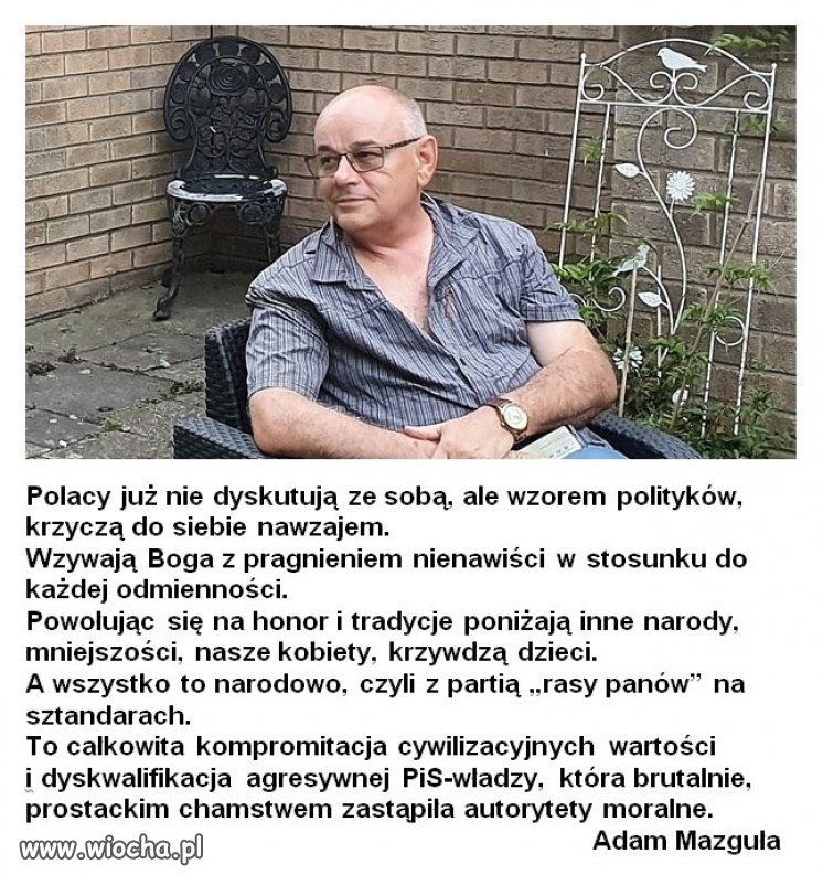 Wzywają boga z nienawiści do każdej odmienności. 