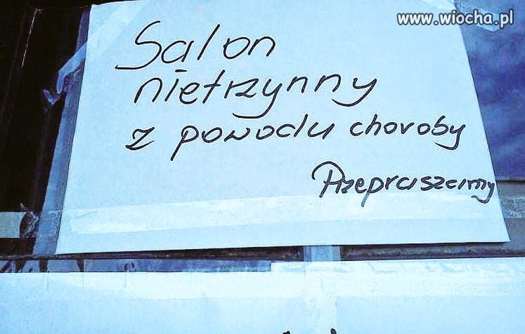 Covid trafił na salony