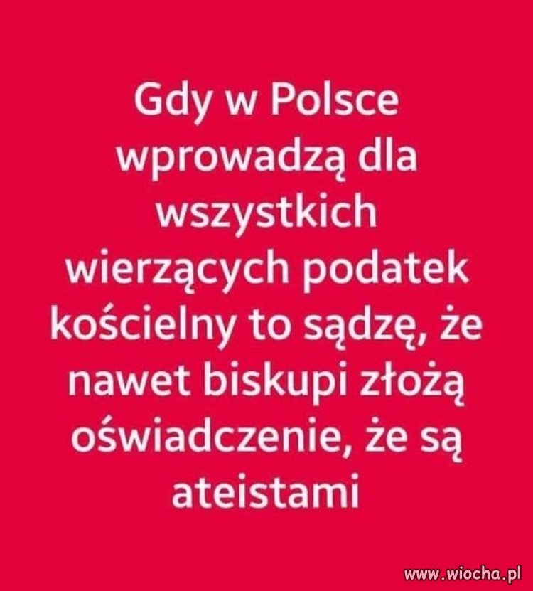 Tak będzie ...