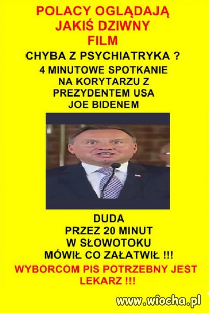 Kaczynski wybral go tylko do podpisywania...
