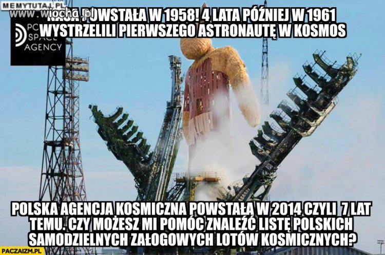 Konkurs! Polskie sukcesy kosmiczne!