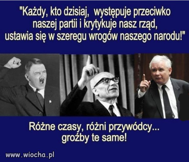 Historia lubi się powtarzać...