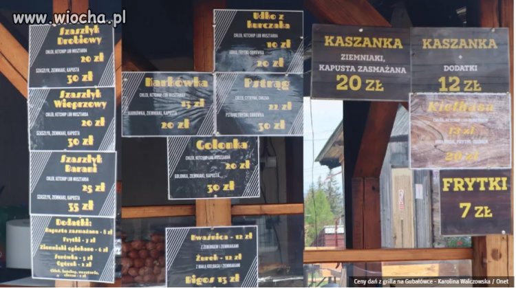 Zakopane .E...proszę kaszankę , frytki...