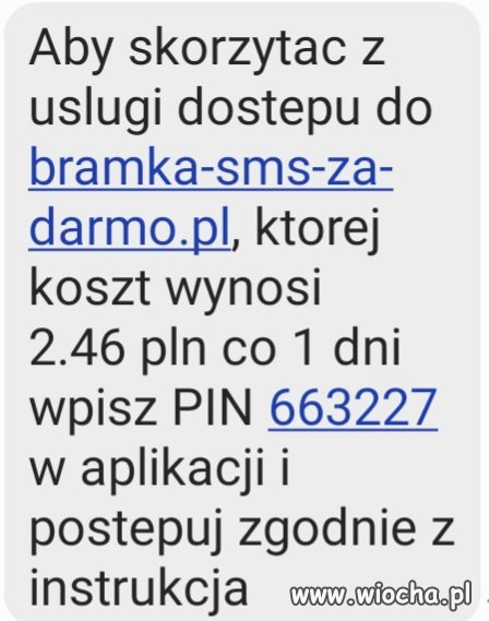 Za darmo, czyli 2,46 zł/dzień