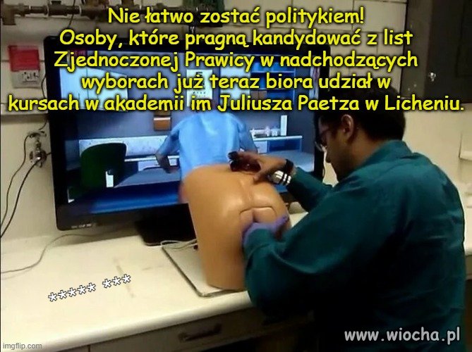 Nie łatwo jest zostać politykiem