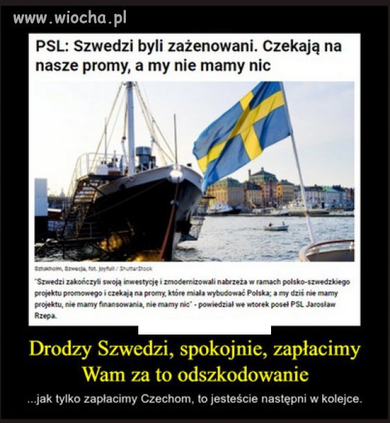 Szwedzi czekają w kolejce na odszkodowania...