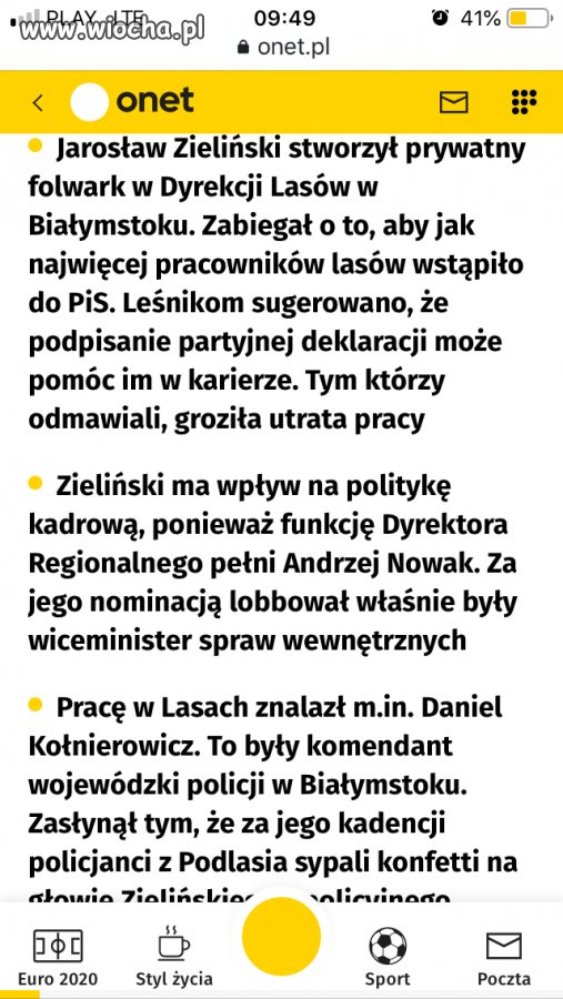 Kolejny dowód ze to nie rząd nie partia