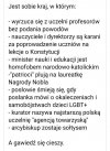 Taką to Polskę stworzył nam nasz cysorz