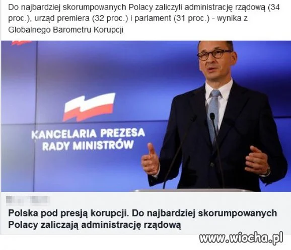 Polska pod presją korupcji.