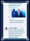 Zapomniał dodać, że chodzi mu o rodziny pisowców 