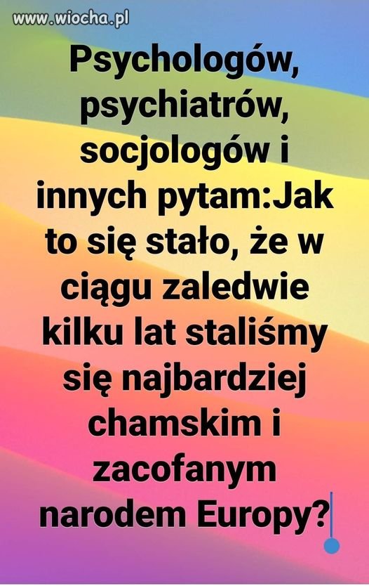 Mój kraj taki piękny...