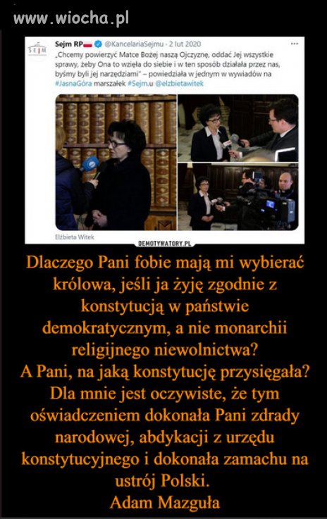 XXI w.  taka ciemnota i zabobony w Sejmie RP?