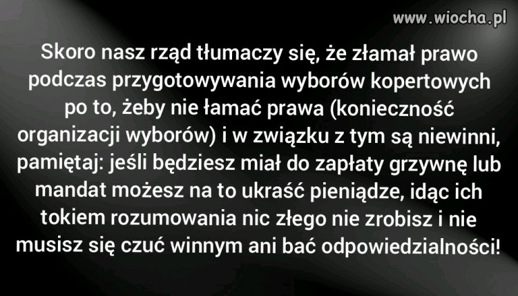 Bądź jak rządzący!