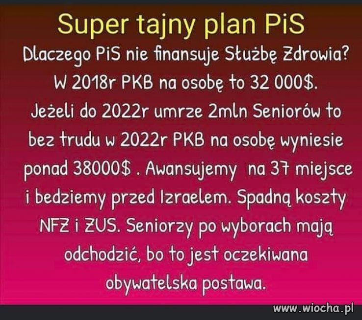 Emeryci popierajcie partię czynem.
