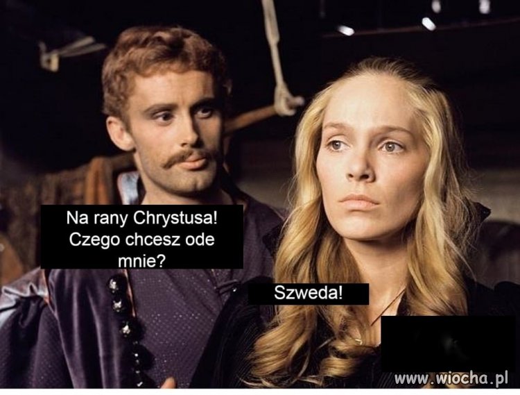 Szweda na deskach za Potop 