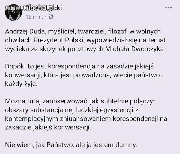 Są powody do radości i bycia dumnym 