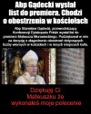 Dobra robota Mateuszku, mój podnóżku 