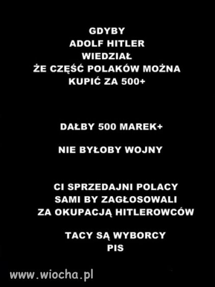 PiS dalej chce kupowac poparcie zacofanego elektoratu...
