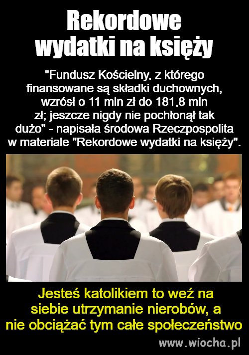 Jesteś katolikiem to płać 