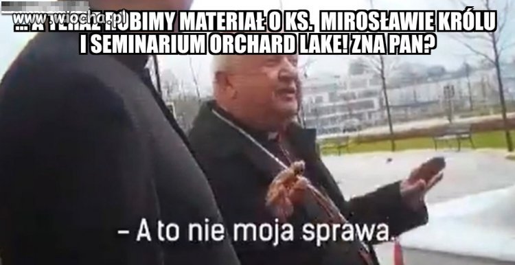 Dziwisz jak zwykle nic nie wie ale nie do końca