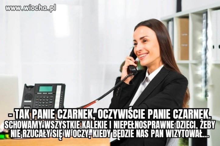 Tak panie ministrze, kalectwo schowamy. 