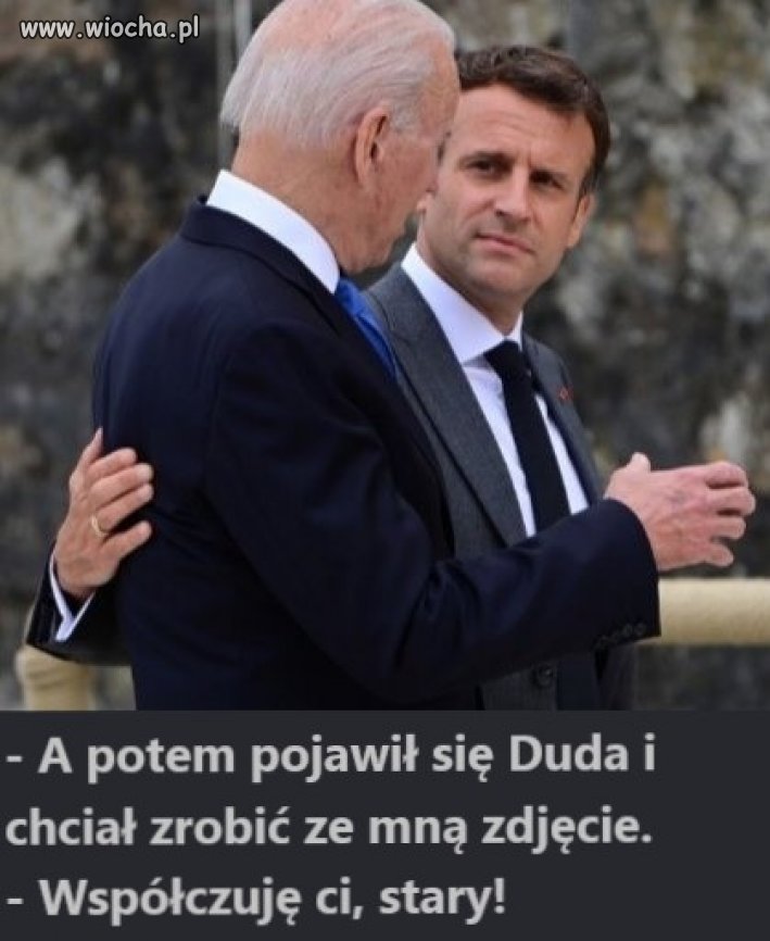 A potem pojawił się Duda i chciał zrobić ze mną zdjęcie.