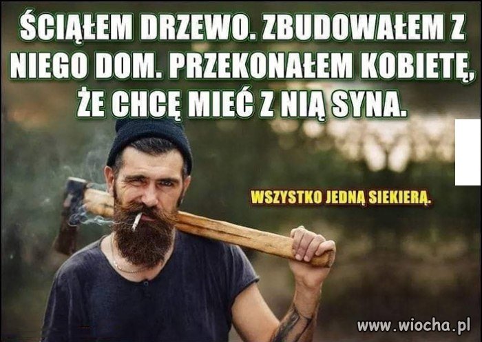 Ma silna wolę
