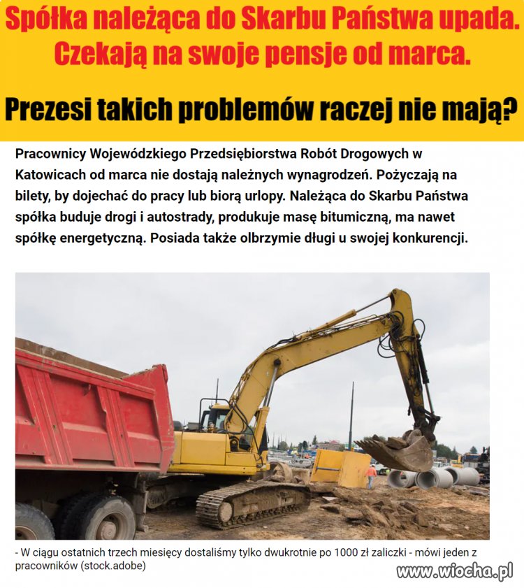 Spółka należąca do Skarbu Państwa upada