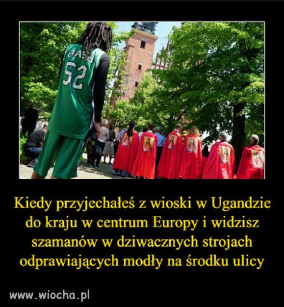 Zupełnie jak w Ugandzie...swojsko.