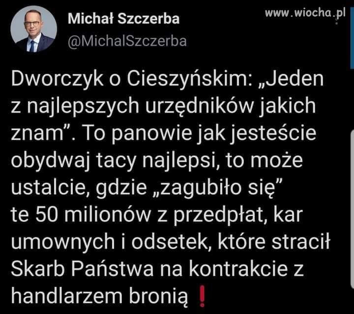 Ale sobie słodzą 