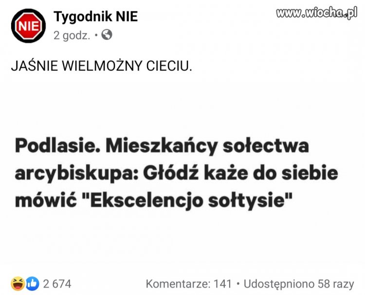 Sami go sobie wybrali