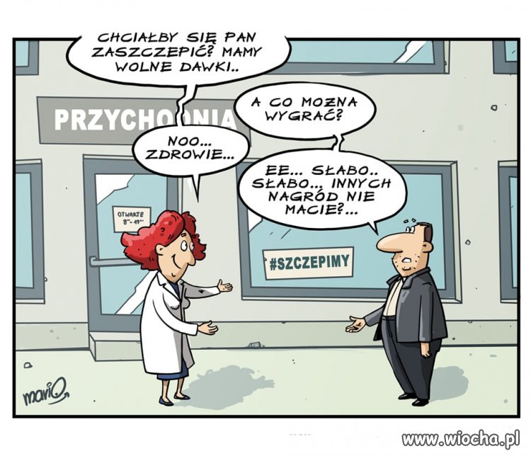 Nie bądź pazerny! Szczep się  