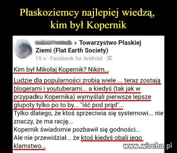 Płaskoziemcy w akcji...