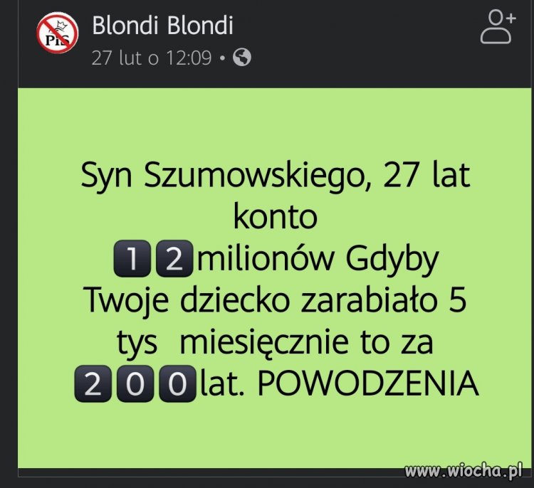  Każdy szanujący się Szumowski musi mieć ponad 