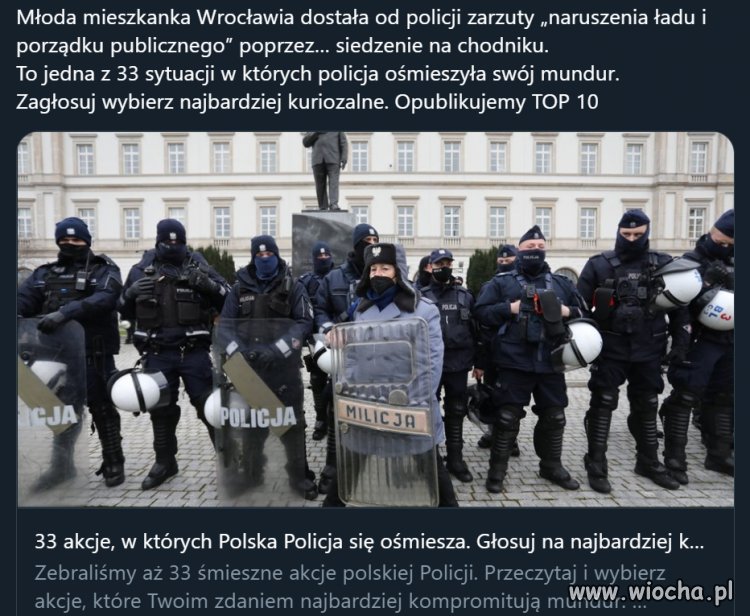 Akcje, w których Polska Policja się ośmiesza.
