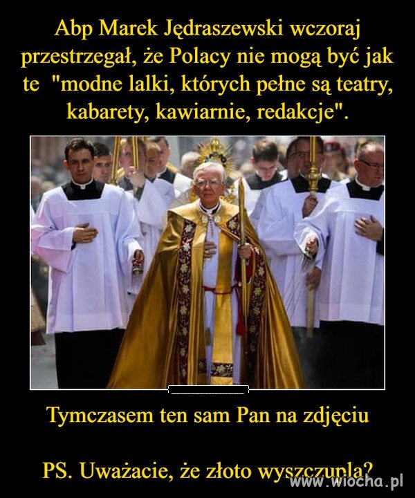 Gówno zawinięte w zloty papierek