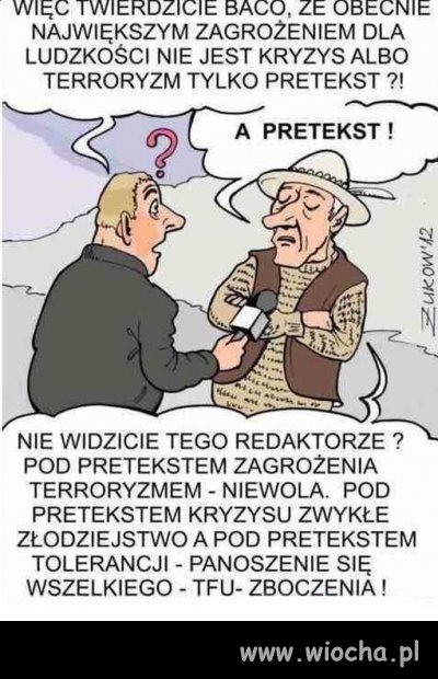 Wszystkiemu winien pretekst