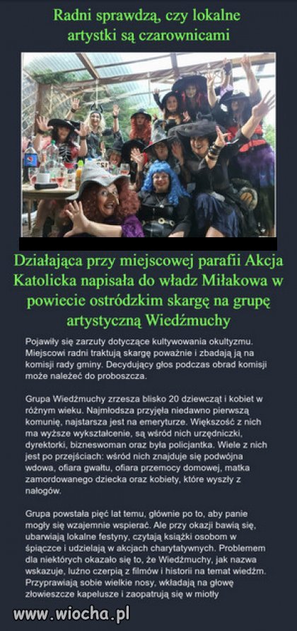 Polowanie na czarownice...