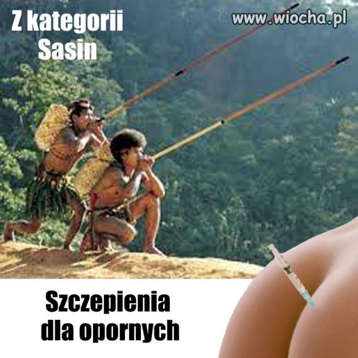 Sasin ma przekaz dla antyszczepionkowców.