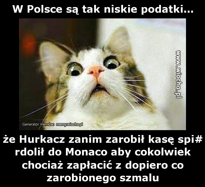 W Polsce są tak niskie podatki...